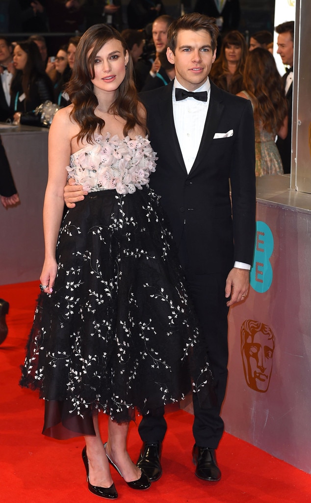 Keira Knightley & James Righton from 2015 BAFTA Film Awards: Red Carpet ...