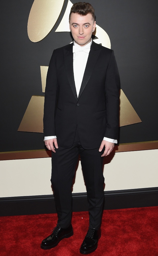 Sam Smith from 2015 Grammys Red Carpet Arrivals E! News