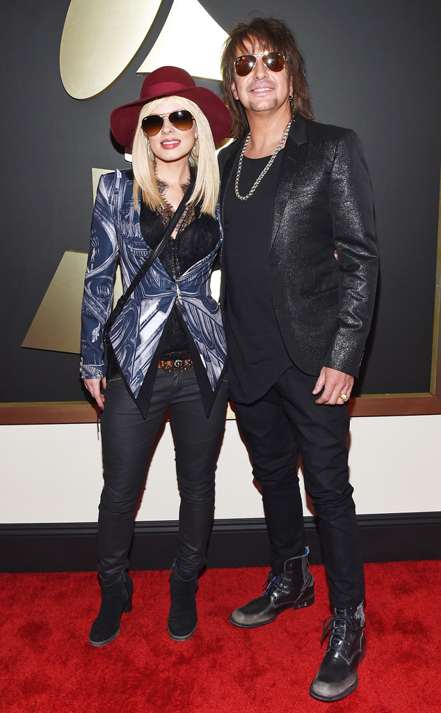 Richie Sambora & Orianthi from Couples at the 2015 Grammys | E! News