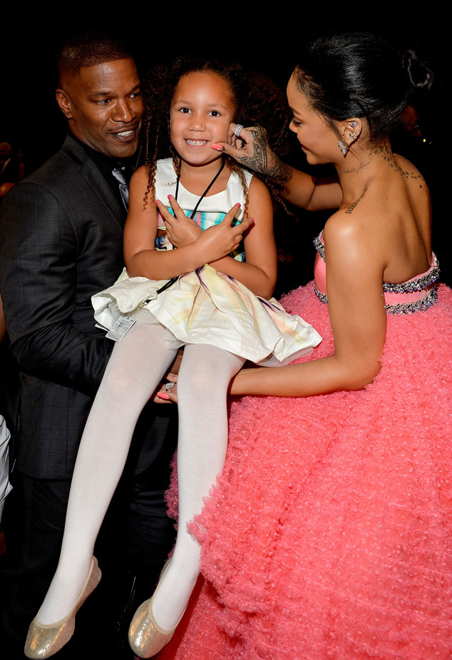 Jamie Foxx, Annalise Bishop & Rihanna from 2015 Grammys: Candid Pics ...