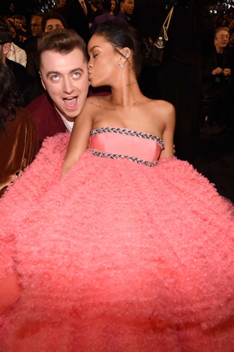 Sam Smith, Rihanna, Grammy Awards, Candids