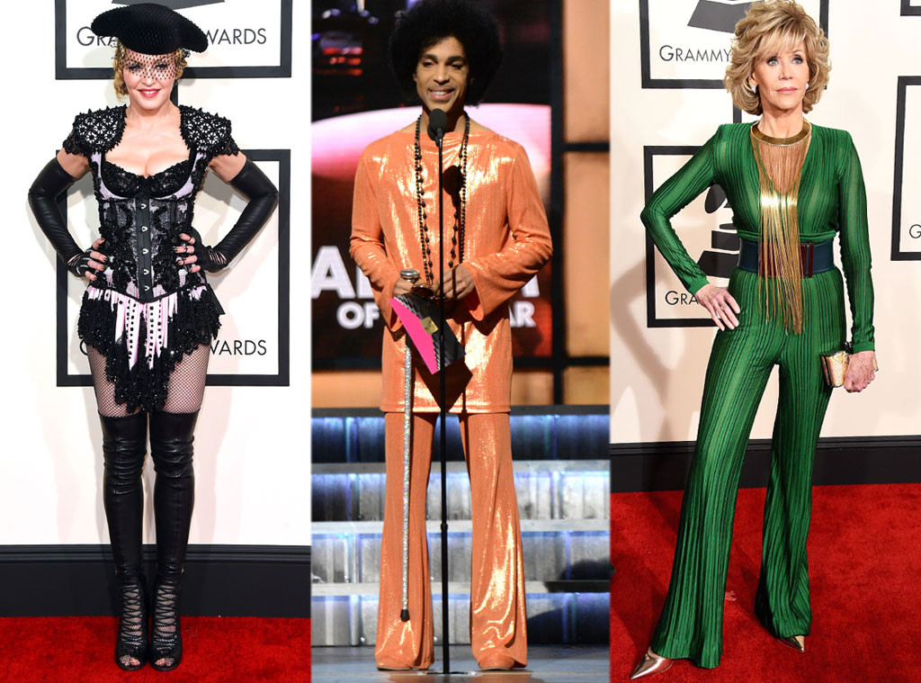 Madonna, Prince, Jane Fonda, Grammy Awards