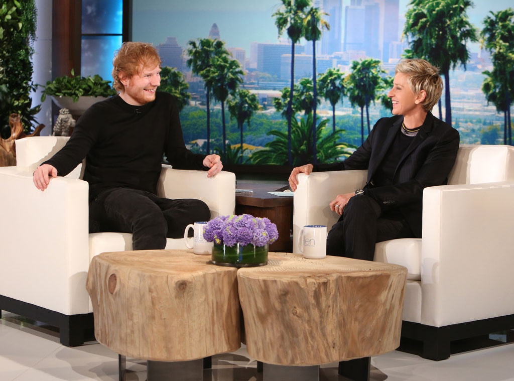 Ed Sheeran, Ellen DeGeneres