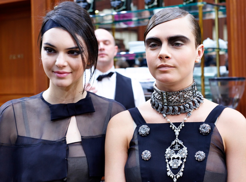 Cara Delevingne, Kendall Jenner, PFW