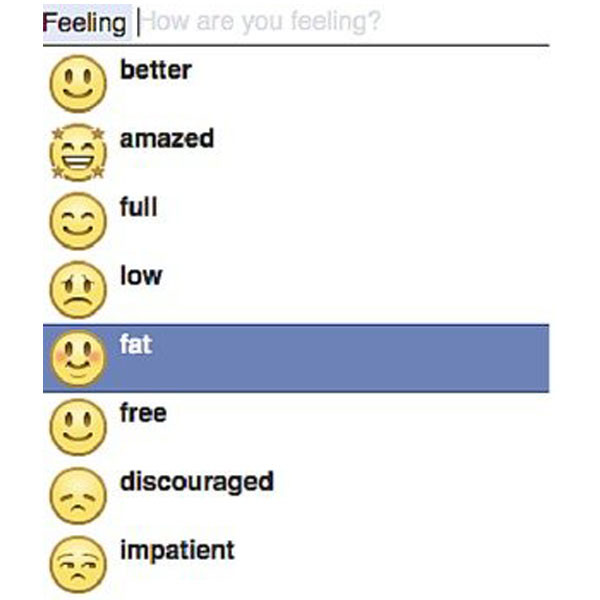 Deleting feelings. Fat Emoji.