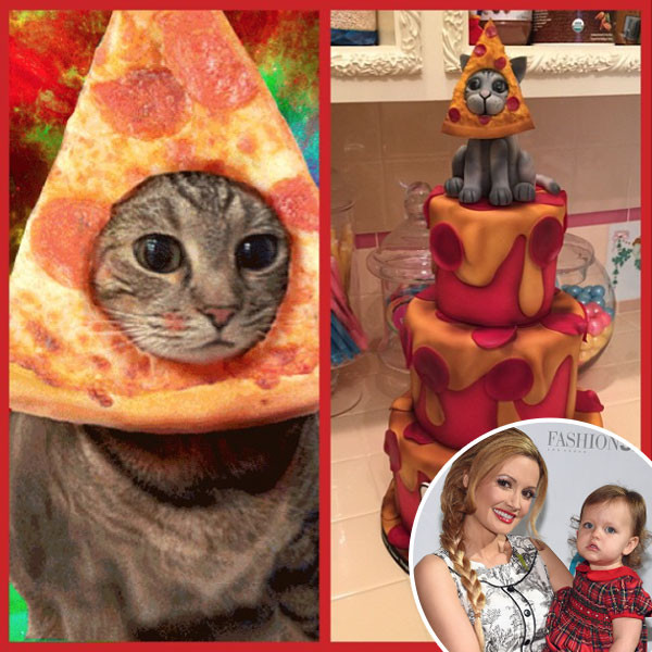 Holly Madison's Daughter Rainbow Turns 2 With PizzaCat B-Day Cake! - E