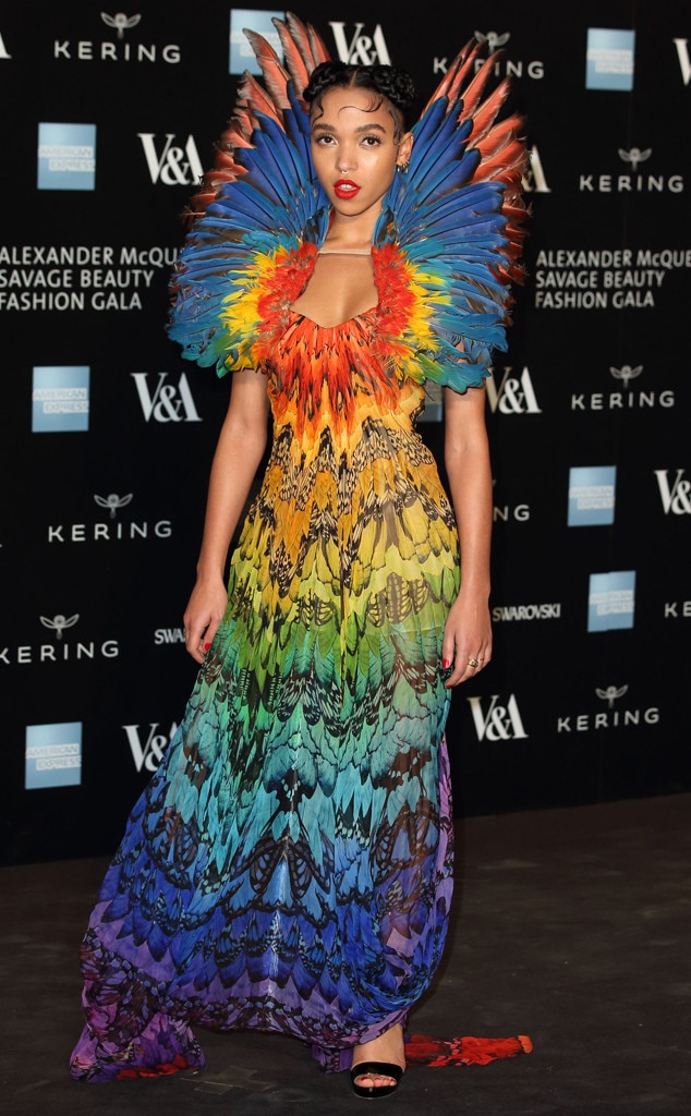 alexander mcqueen peacock dress