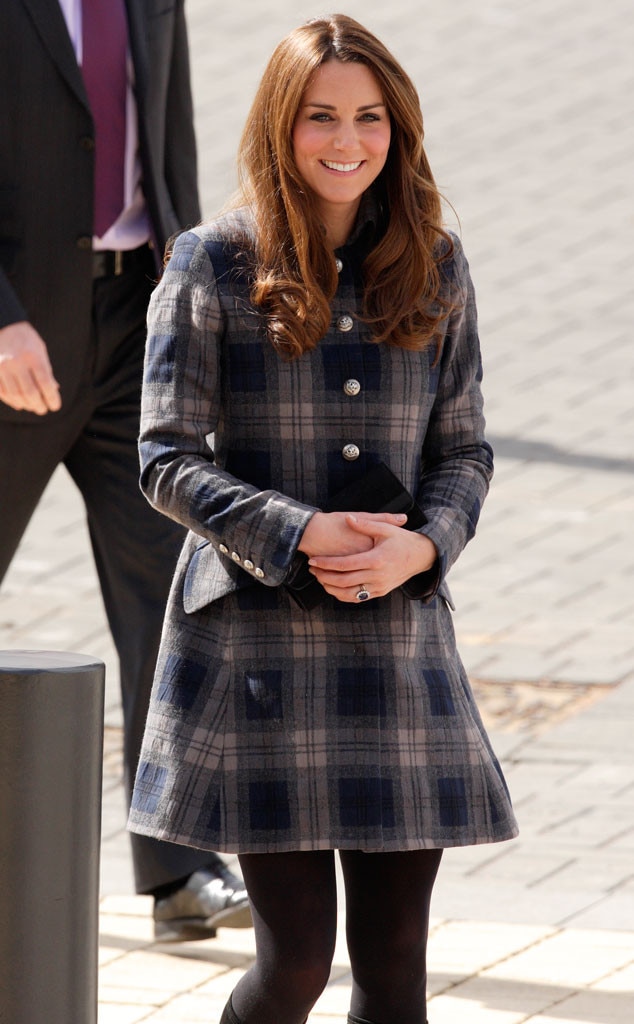 Plaid as Day from Kate Middleton’s Many, Many Maternity Coats | E! News