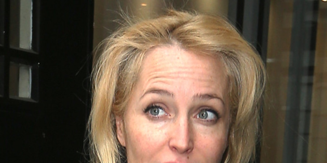 Gillian Anderson, Steps Out Without Makeup & Looks Pretty Perfect - E! Online - CA