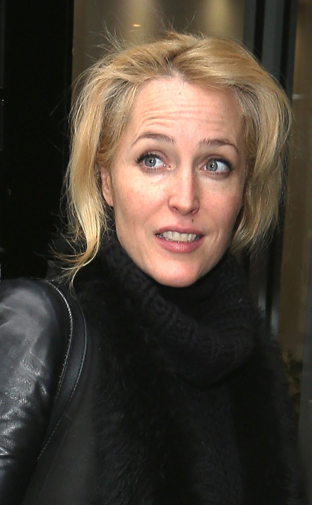 gillian anderson without makeup