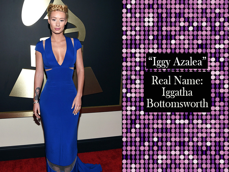 Iggy Azalea From Celebrities Real Names Revealed E News