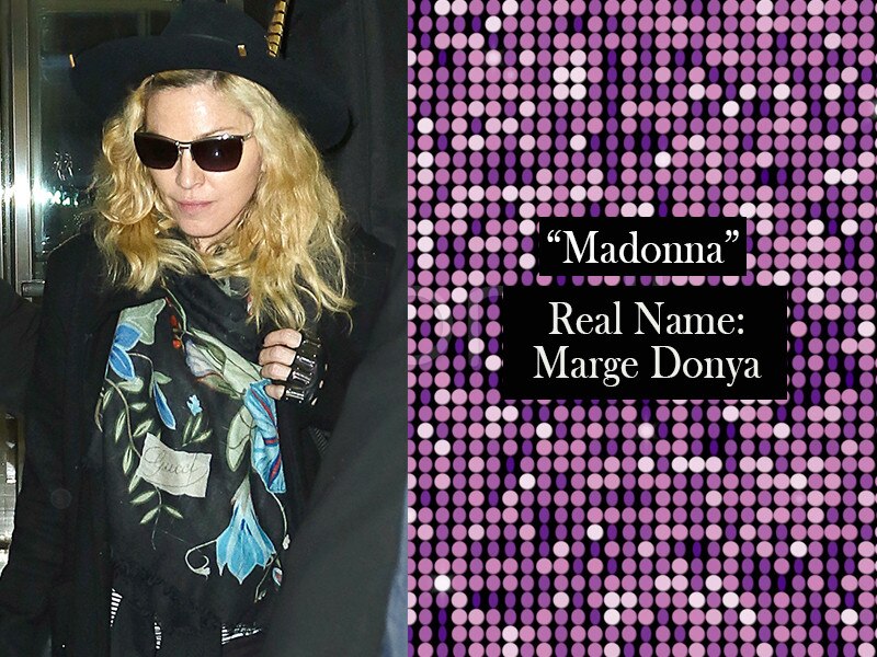 Madonna from Celebrities' Real Names Revealed!