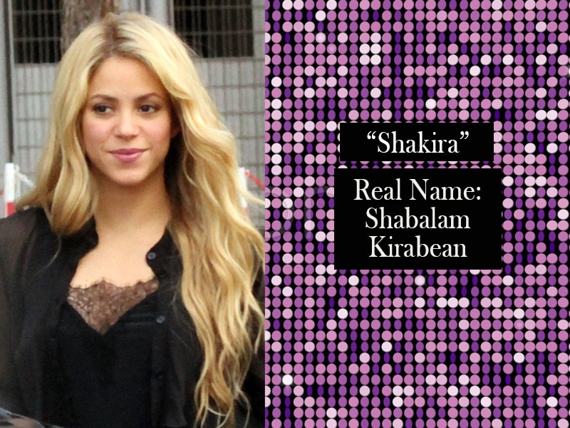Shakira from Celebrities' Real Names Revealed! | E! News