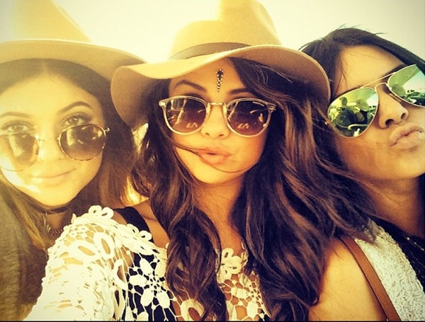 Kendall Jenner, Kylie Jenner, Selena Gomez, Coachella 2015