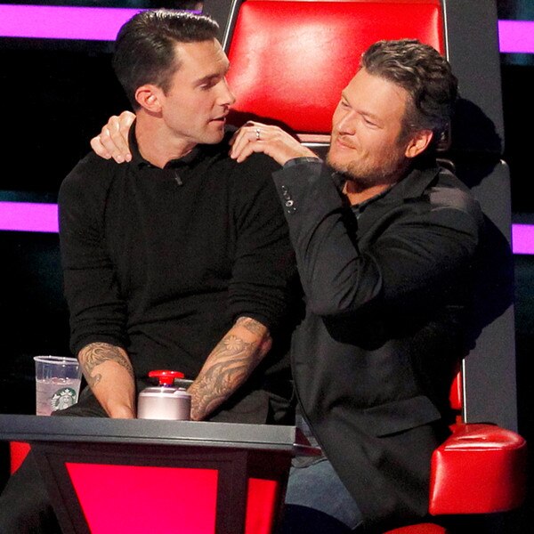 Do Blake Shelton And Adam Levine Make Out E Online UK   Rs 600x600 150318095940 600.blake Adam 