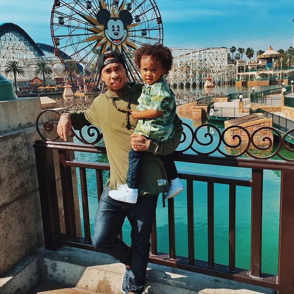 Tyga, Disneyland, Instagram
