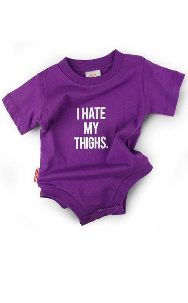 Wry Baby Hate my Thighs Onesie
