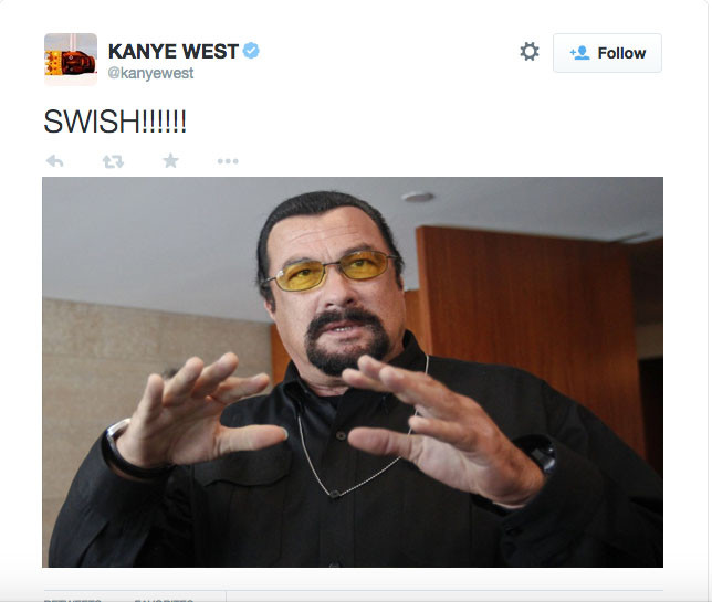 Swish from All of Kanye's Swish! Tweets | E! News