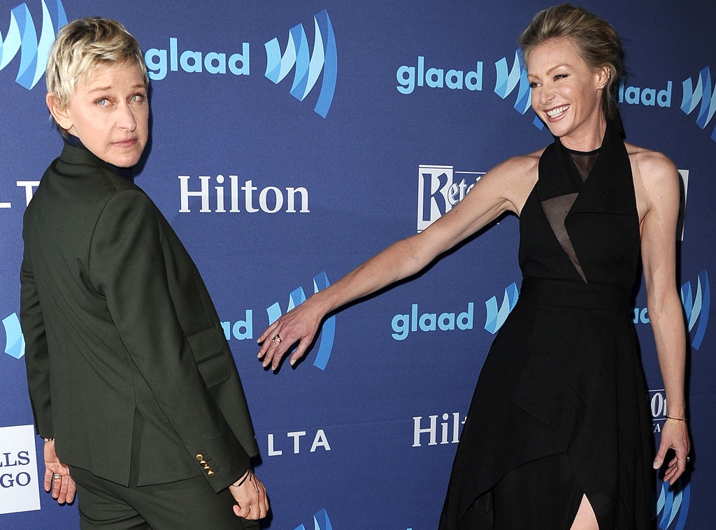 Portia de Rossi, Ellen DeGeneres, GLAAD Media Awards