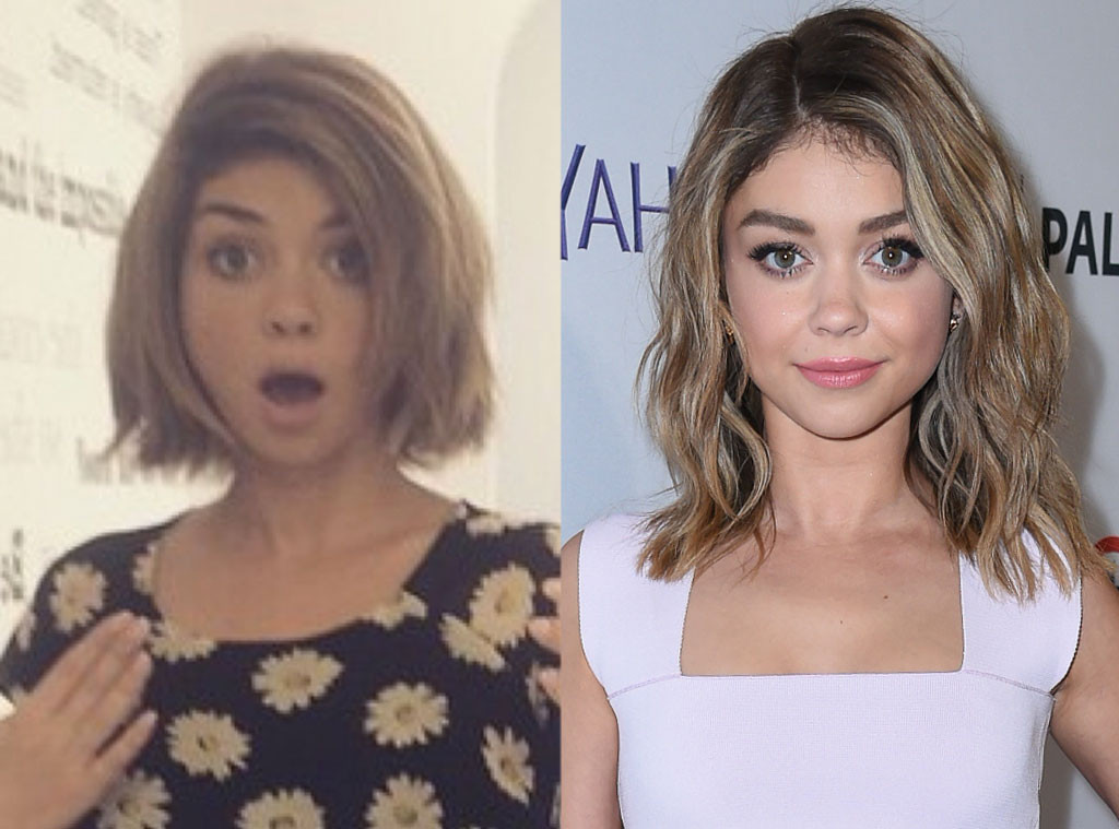Sarah Hyland From Celebrity Haircuts The Bob E News