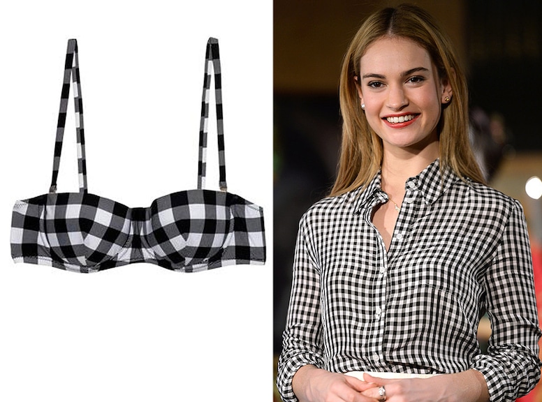 Gingham, Lily James, Spring Spending