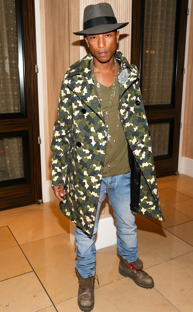 Camo Couture from Pharrell Williams' Funky-Fresh Fashion | E! News ...