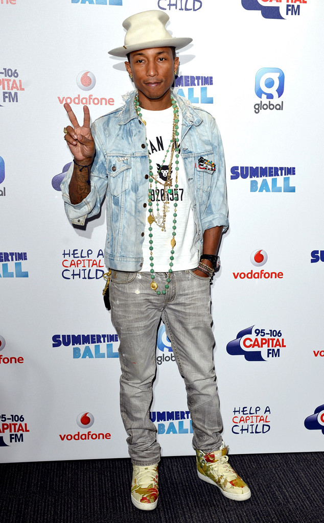 Peace Out from Pharrell Williams' Funky-Fresh Fashion | E! News