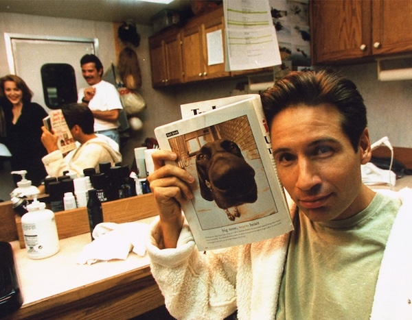 Oh My God, Mulder from The X-Files Flashback! See Vintage Behind-the ...