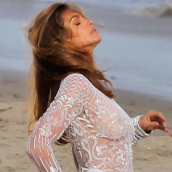 Cindy Crawford Flashes Nipples at 49 & Looks Damn Good Doing It