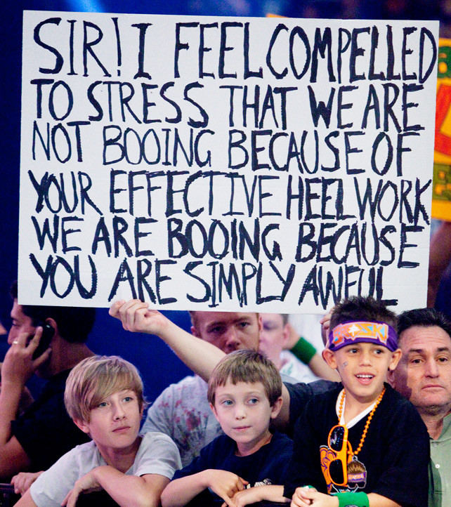 Photos From The Best Wwe Signs E Online Uk