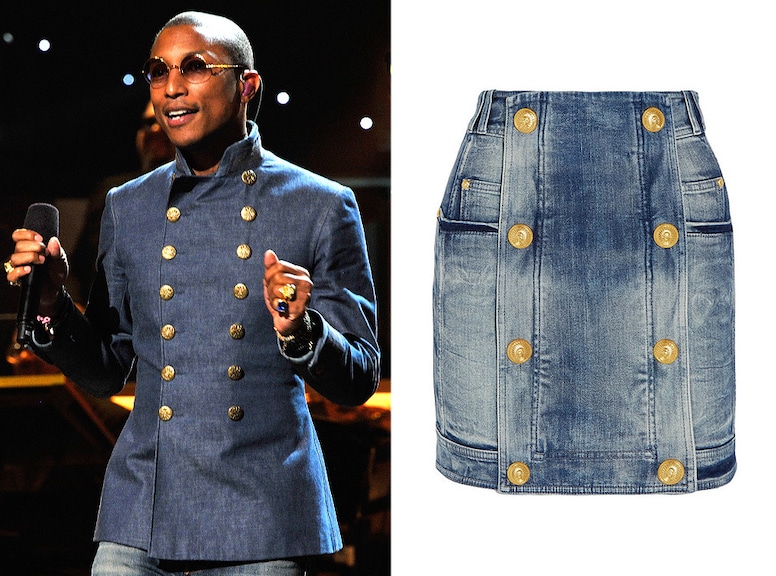 Pharrell Williams, Double Breasted Denim