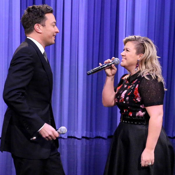 Kelly Clarkson And Jimmy Fallon Perform A History Of Duets   Rs 600x600 150303042523 600.Jimmy Fallon Kelly Clarkson JR 3315 