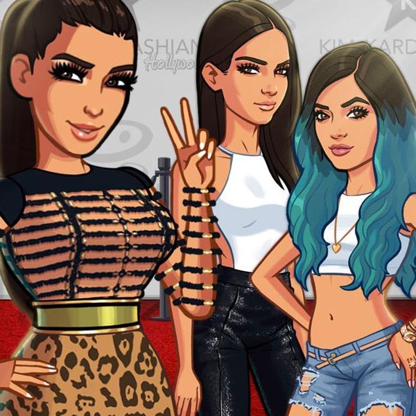 Kim Kardashian, Kylie Jenner, Kendall Jenner, Game, Instagram