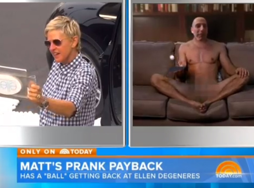 Ellen DeGeneres, Matt Lauer, Prank