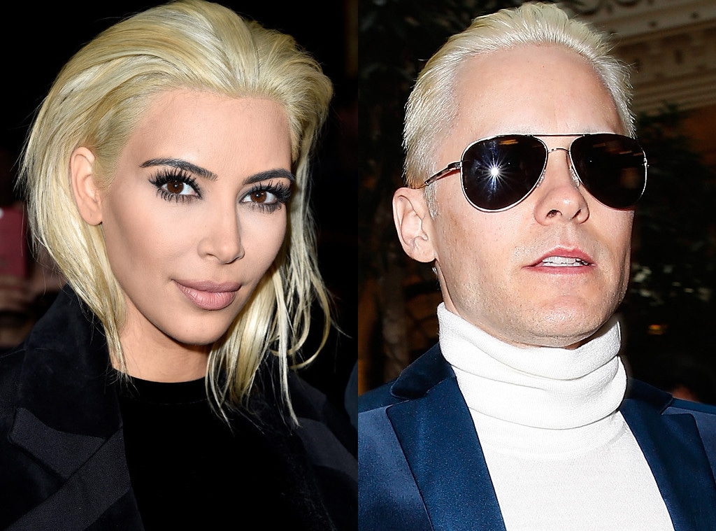 Kim Kardashian, Jared Leto, Hair