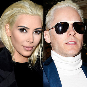 Attention Jared Leto Is Also Platinum Blond Just Like Kim