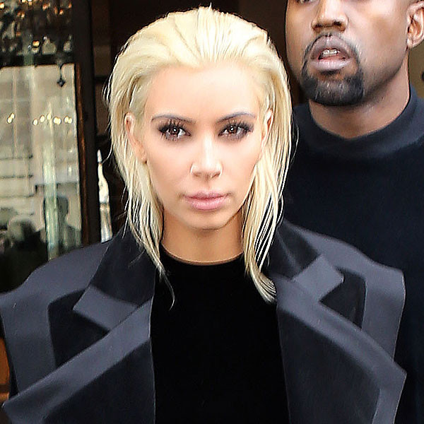 Kim Kardashian Goes Platinum Blond—see The Pics E Online