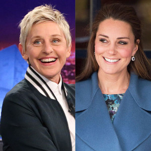 Ellen DeGeneres and Kate Middleton