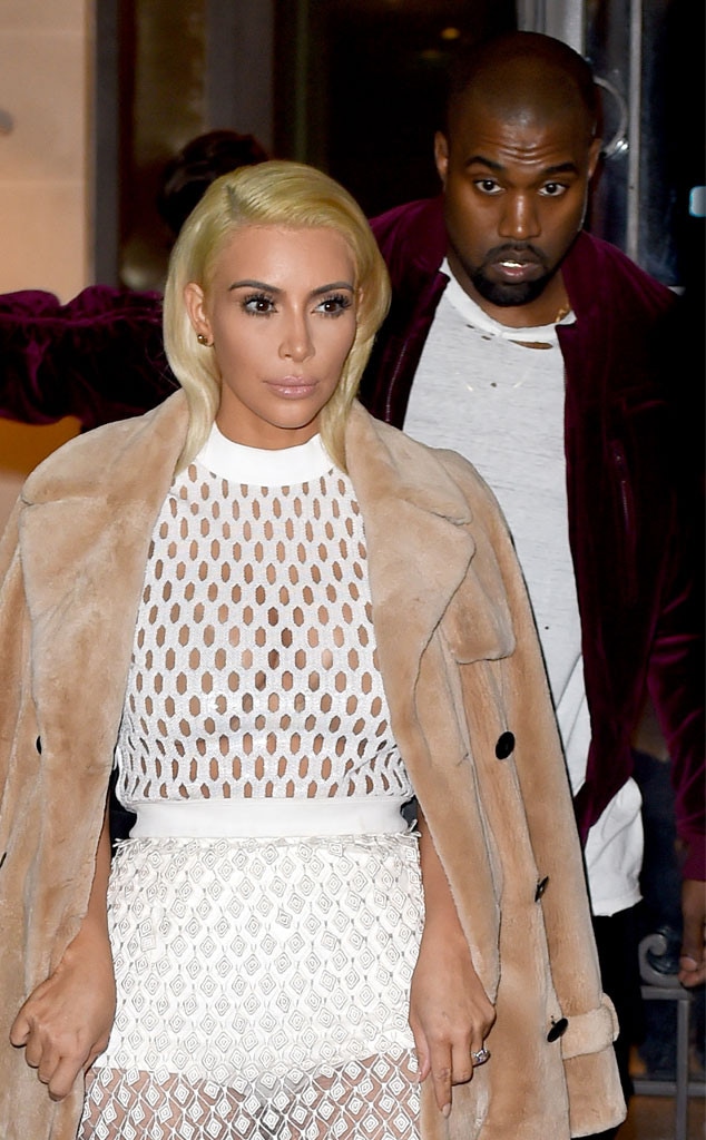 Kim Kardashian, Kanye West, Paris