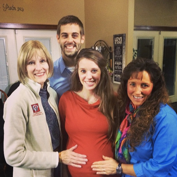 Pregnant Jill Duggar's Mom and MotherinLaw Touch Her Baby Bump As She