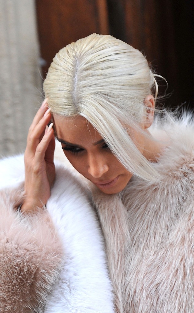 Kim Kardashian Has New Blond Hair Dyed Again See The Photos E