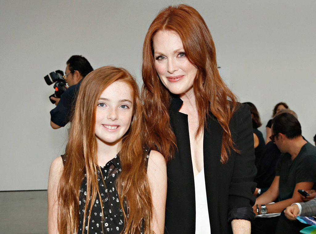 Julianne Moore, Liv Helen Freundlich, Model Parents and Mini Me's