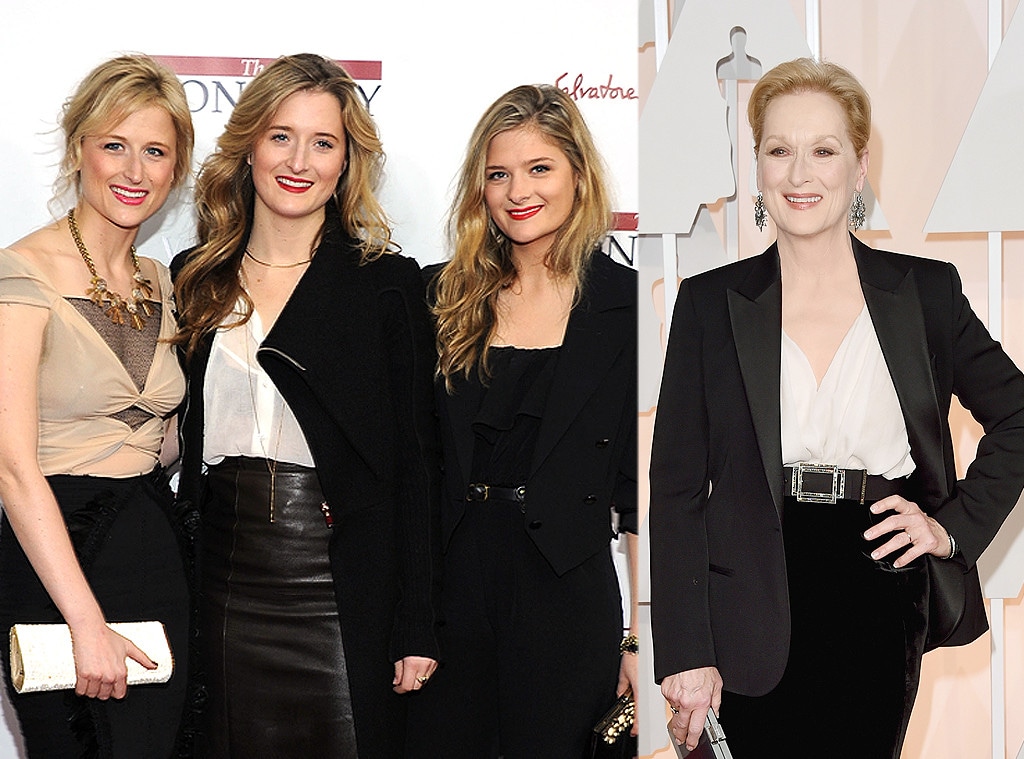 Mamie Gummer, Grace Gummer, Louisa Gummer, Meryl Streep, Model Parents and Mini Me's