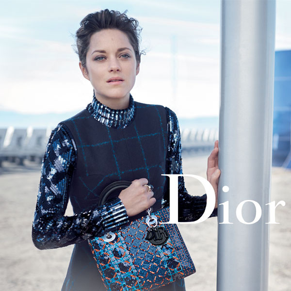 Look! Marion Cotillard Is Radiant in Her New Lady Dior Handbag Ads E