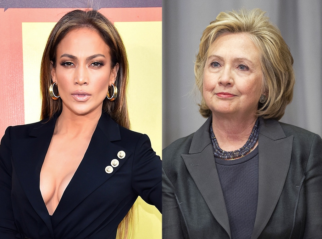 Jennifer Lopez, Hillary Clinton