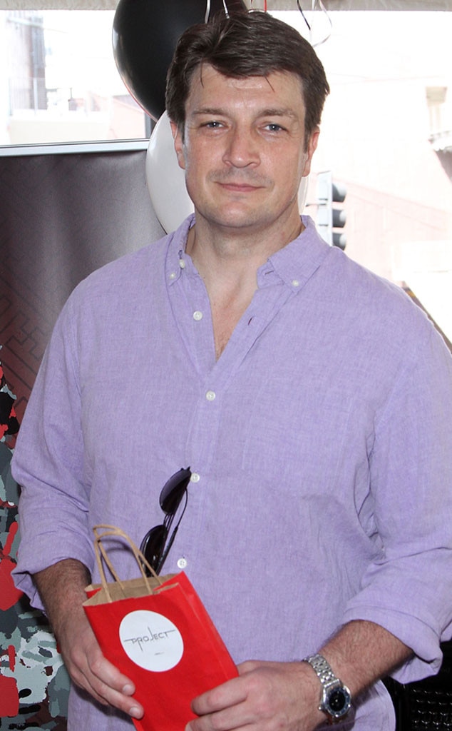 Nathan Fillion From Shopping With The Stars E News 