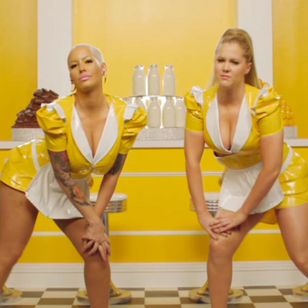 Watch Amy Schumer Parody the Booty Obsession With Amber Rose!