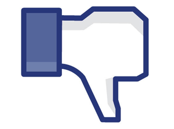 Facebook, Dislike, Thumbs Down