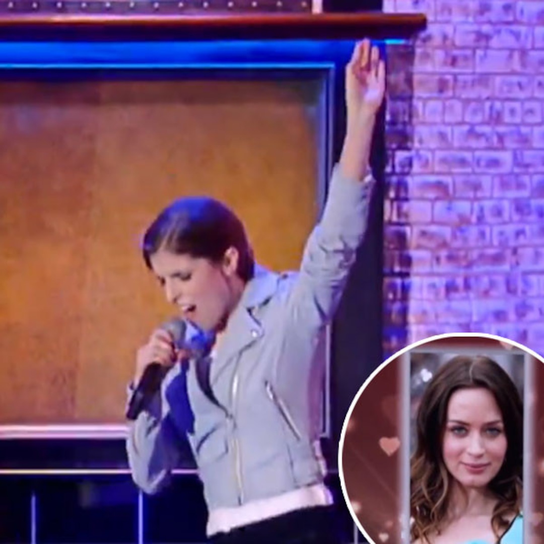 Anna Kendrick Takes on John Krasinski in Lip Sync Battle: Watch - E! Online - CA Anna Kendrick Takes on John Krasinski in Lip Sync Battle: Watch - E! Online - CA