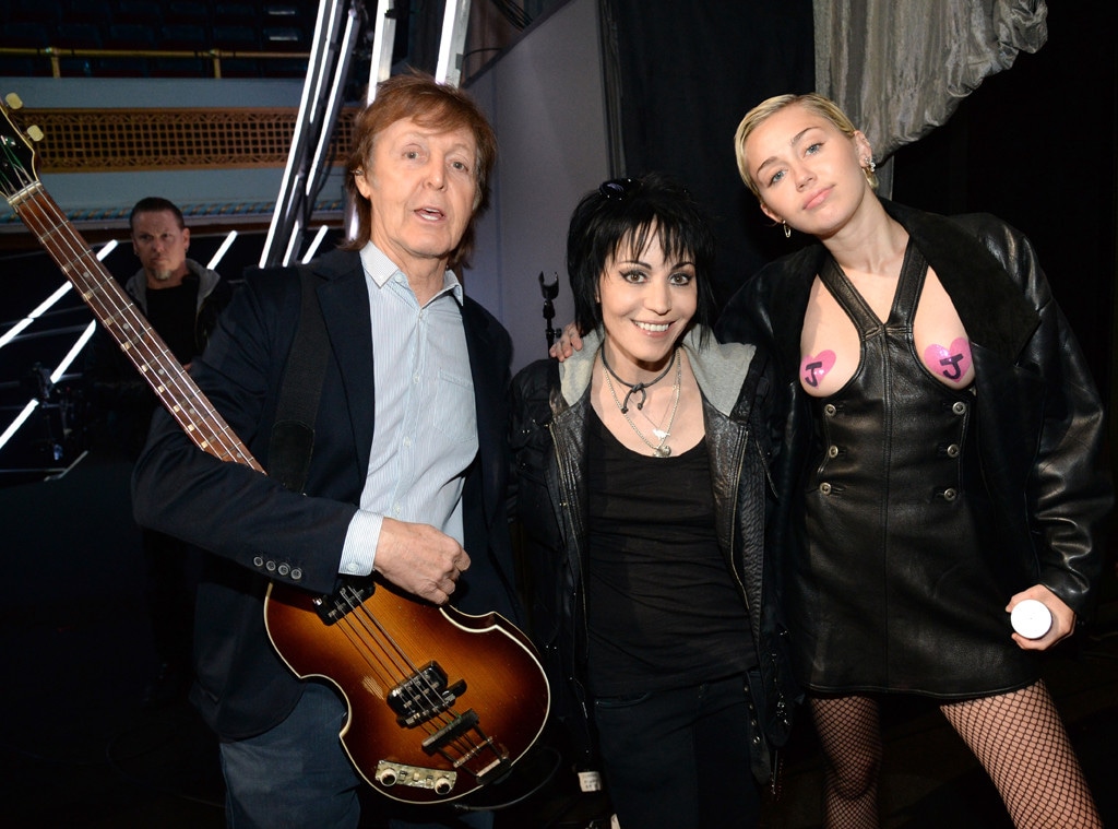 Paul McCartney, Joan Jett, Miley Cyrus 